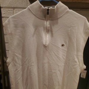 Jack Nicklaus Golden Bear Golf Sweater Vest Mens Size XL White.